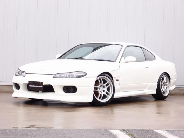平成14年 S15シルビア スペックS 5MT タイヤ新品 33GTR17AW 車高調 ETC...