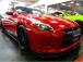 R35GTR仕様バイブラインレッドカラー&サイドステップ&カーボンリアディフューザー&R35G...