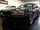 R34スカイライン25GTターボ4Dセダンボディ&R34GTR仕様フルエアロWORK19アルミ...