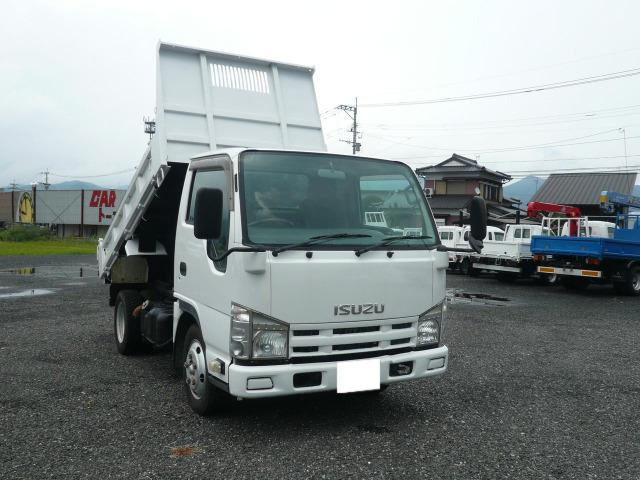 お仕事で大活躍!!エルフ2tダンプ入庫しました☆5MT・エアコン・3人乗り車検整備付でこの価格...