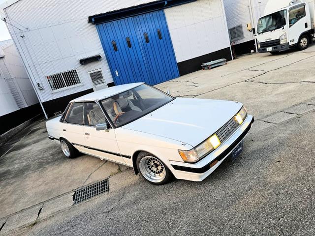 GX71 トヨタマーク2 車検令和8年10月 040ホワイト 純正5速マニュアルミッション 社...