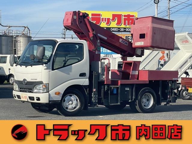 平成24年式日野デュトロ高所作業車10m5速MT・アイチ製・ETC・電動格納ミラー