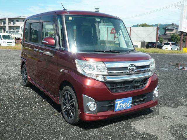 大人気!タントカスタム入庫しました☆純正ナビ・Bカメ・ETCつき!車検整備付でこの価格です(^...