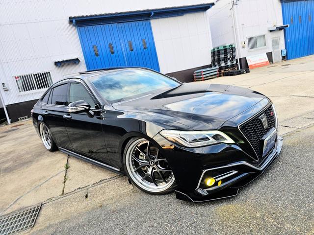 クラウン アスリート RSアドバンス 2.0ターボ サンルーフ 事故無し実走行1.1万キロ 記...