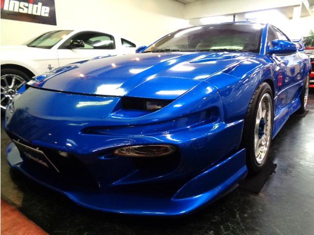 Veilsideエアロワイドボディベイサイドブルーカラー後期6G72V6ツインターボエンジン6...