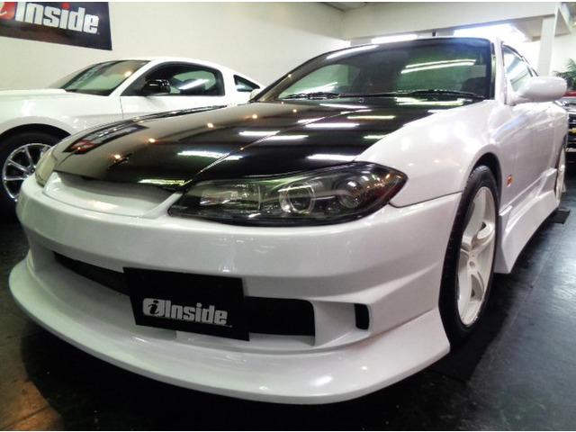 後期型ホワイトカラーフルエアロSR20DEエンジン5MTミッションステンマフラーローダウン足回...